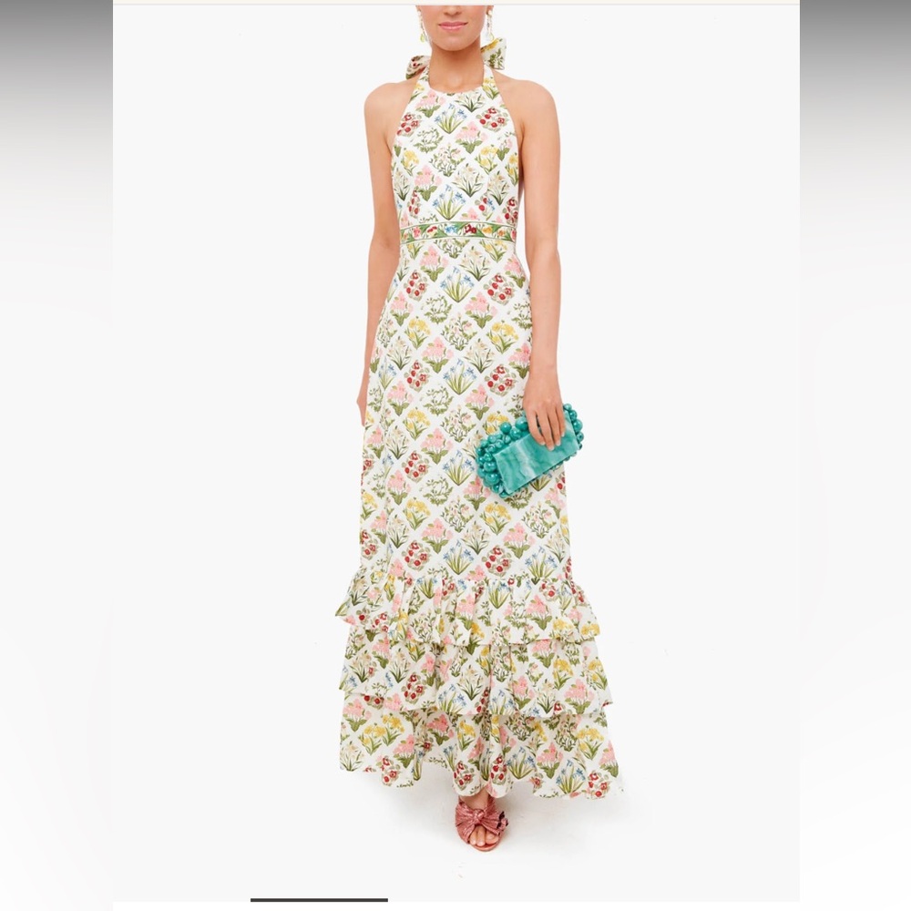 AGUA BY AGUA BENDITA

Hand Embroidered Magdalena Magnolia Dress